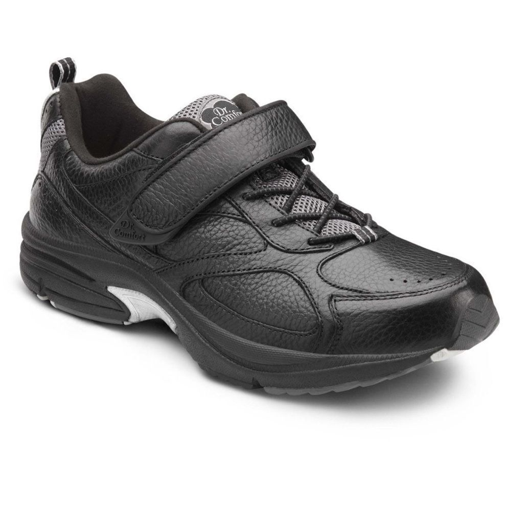 DR. COMFORT - Full top-grain leather trainer with arch stabilizer